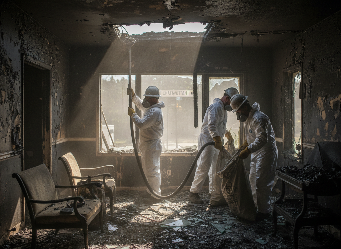 Fire Damage Clean Up in Chatsworth, CA