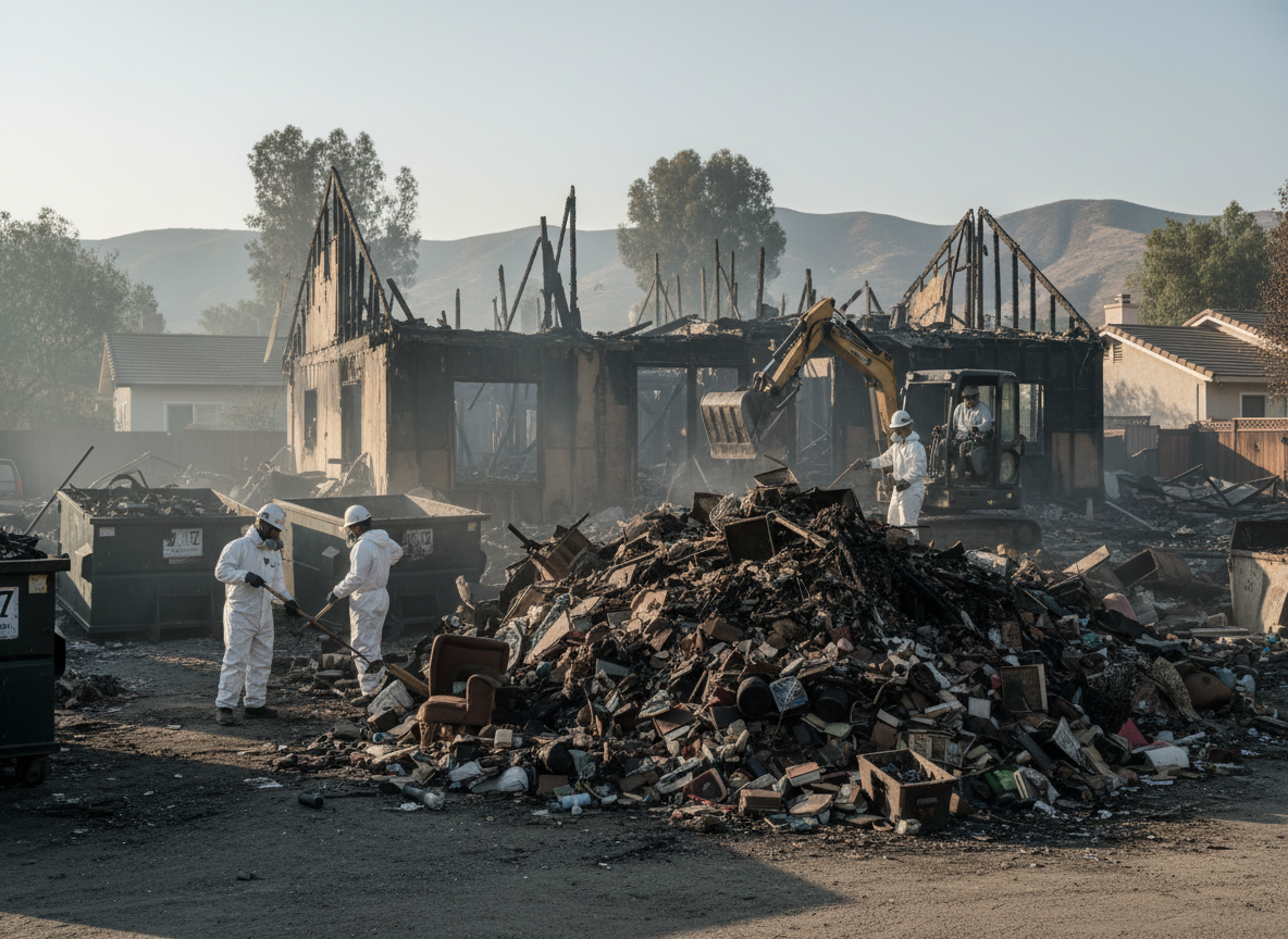 Fire Damage Restoration in Porter Ranch
